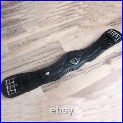 13HZ 22 Horze Smooth Soft Leather Elastic Both End Dressage Horse Cinch Girth 13HZ 22 Horze Smooth Soft Leather Elastic Both End Dressage Horse Cinch Girth