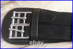 13HZ 22 Horze Smooth Soft Leather Elastic Both End Dressage Horse Cinch Girth 13HZ 22 Horze Smooth Soft Leather Elastic Both End Dressage Horse Cinch Girth