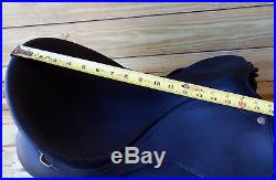 17.5 Black Wintec 500 AP Jump English Saddle Irons Leather Girth with CAIR