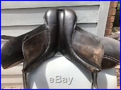 17 County Competitor Dressage Saddle Set. Includes leathers, irons and 2 girths