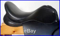 17 Dressage Leather Saddle Package Including Girth Bridle Reins Leathers