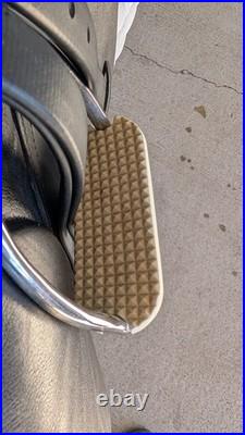 18 Inch Dressage Saddle, State Line Tack Brand with girths and bag
