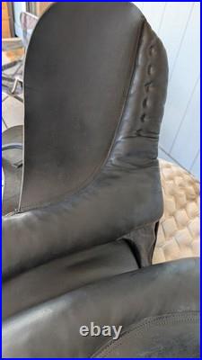 18 Inch Dressage Saddle, State Line Tack Brand with girths and bag
