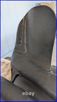 18 Inch Dressage Saddle, State Line Tack Brand with girths and bag