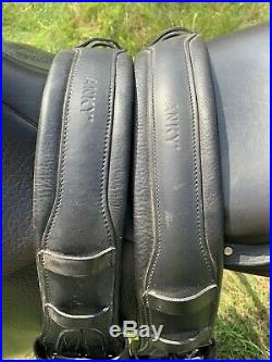 18 Wide Tree Buffalo Leather Anky Dressage Saddle With 2 Anky Dressage Girths