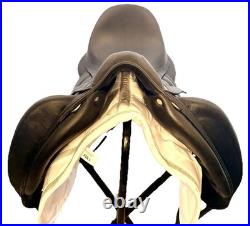 2020 Antares Cadence Dressage Saddle 18 Seat, M/W Tree, FULL BUFFALO Leather