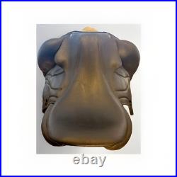 2020 Antares Cadence Dressage Saddle 18 Seat, M/W Tree, FULL BUFFALO Leather