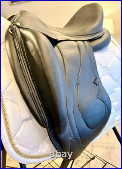 2020 Antares Cadence Dressage Saddle 18 Seat, M/W Tree, FULL BUFFALO Leather