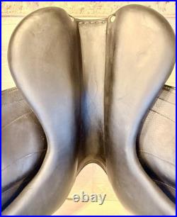 2020 Antares Cadence Dressage Saddle 18 Seat, M/W Tree, FULL BUFFALO Leather
