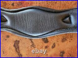 22 Black Ergonomic Dressage Girth Made by N2 Saddlery
