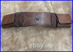 22 Brown Antares Jump Girth With D Ring