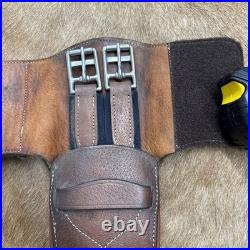 22 Brown Antares Jump Girth With D Ring