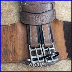 22 Brown Antares Jump Girth With D Ring