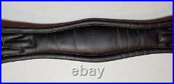 24 Black Otto Schumacher Padded Leather Dressage Girth