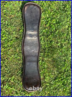24 Brown Ovation Elite Monoflap Event English or Dressage Girth Leather Padded