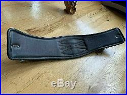 24 DEVOUCOUX Dressage Girth Brown Leather Made in France (EG203)