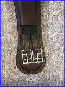 24 Inch M Toulouse Brown Mono Flap Dressage Girth Short