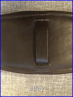 24 Inch M Toulouse Brown Mono Flap Dressage Girth Short
