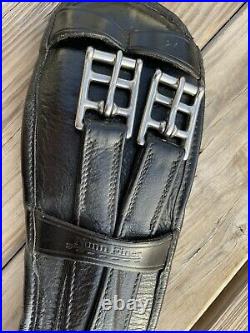 24 Nunn Finer Piaffe Equalizer Leather Dressage Girth EUC