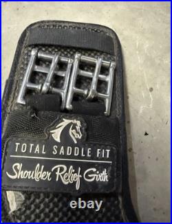 24 Total Saddle Fit Shoulder Relief Synthetic Dressage Girth