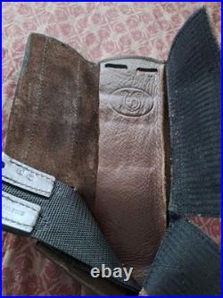 26in Brown Leather English Endurance Girth Roller Buckles Made In Canada