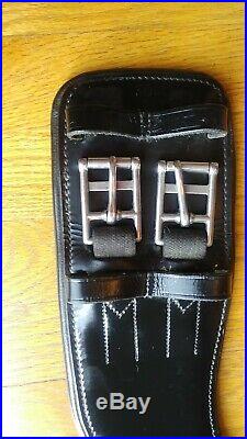 30 Total Saddle Fit Dressage Girth black leather
