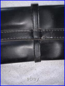 32 Stubben Leather Dressage Girth. Draft warmblood extra large horse Black