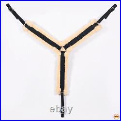 35HS Hilason Western Horse Suede Leather Bareback Pad, Breast Collar & Girth 35HS Hilason Western Horse Suede Leather Bareback Pad, Breast Collar & Girth