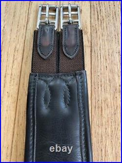 46 Albion Double Elastic Padded Calf Leather Girth