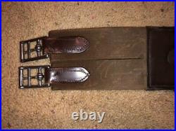 50'' Total Saddle Fit Anatomical Shoulder Releif Leather Dressage English Girth
