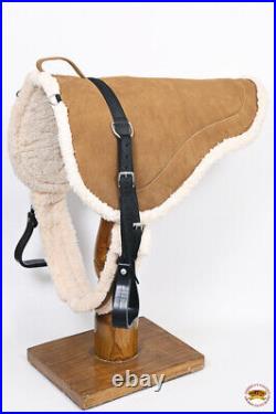 53HS Hilason Western Regular Size Bareback Pad, Breast Collar & Girth