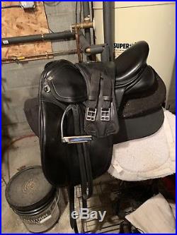 ANKY 17.5 Dressage Saddle With 24in Leather Girth