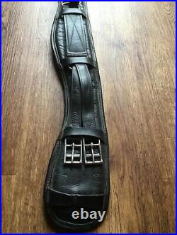 Albion Humane Leather Dressage Girth Black 30