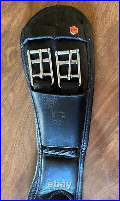 Albion Legend Padded Leather Dressage Girth Black 22