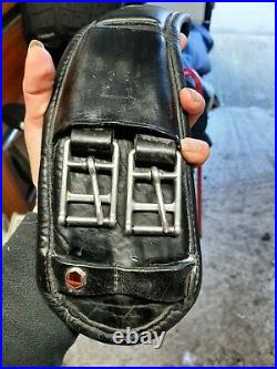Albion Legend dressage girth black leather size 20 anatomical