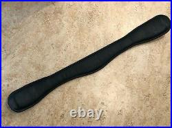 Albion Padded Leather Black Dressage Girth 34 (86 cm) with Elastics