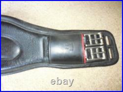 Albion Revelation Short Dressage Girth black/red trim size 22 ergonomic