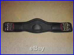 Albion Revelation Short Dressage girth black/red size 24 padded ergonomic