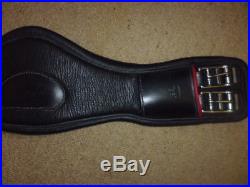 Albion Revelation Short Dressage girth black/red size 26 padded ergonomic