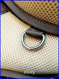 All Purpose Horse Saddle Synthetic FREEMAX English Treeless Suede Tack Size10-18