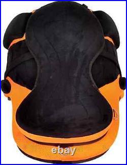 All Purpose Synthetic Treeless FREEMAX English Horse Saddles with Leather Strap