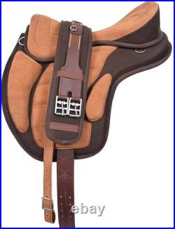 All Purpose Synthetic Treeless Freemax Synthetic Suede English Horse Saddle Tack