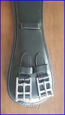 Amerigo Leather Dressage Girth Black 80cm (31.5 inches) Brand New