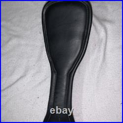 Amerigo Padded leather Anatomic ELASTIC Insets DRESSAGE GIRTH Black 70cm 28