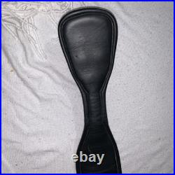 Amerigo Padded leather Anatomic ELASTIC Insets DRESSAGE GIRTH Black 70cm 28