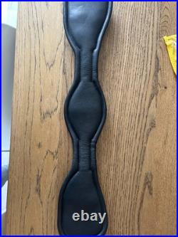 Amerigo Special Short Girth with ELASTIC Insets DRESSAGE GIRTH Black 24