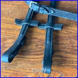 Aramas Dressage Reins With Leather Hand Stops 5/8''W X 55''L Cosmetic Flaw Aramas Dressage Reins With Leather Hand Stops 5/8''W X 55''L Cosmetic Flaw