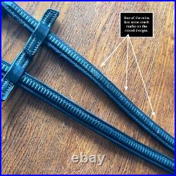 Aramas Dressage Reins With Leather Hand Stops 5/8''W X 55''L Cosmetic Flaw Aramas Dressage Reins With Leather Hand Stops 5/8''W X 55''L Cosmetic Flaw