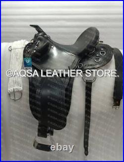 Australian Stock Saddle With Swinging Fenders With Free Front And Back Cinch
