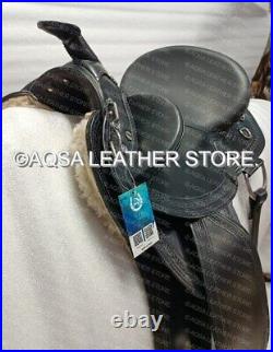 Australian Stock Saddle With Swinging Fenders With Free Front And Back Cinch